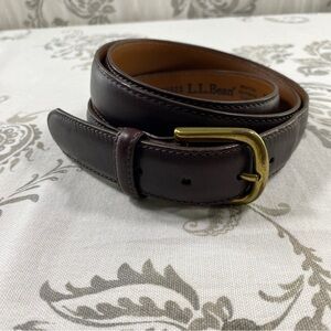L.L. Bean Men's Brown‎ Leather Belt